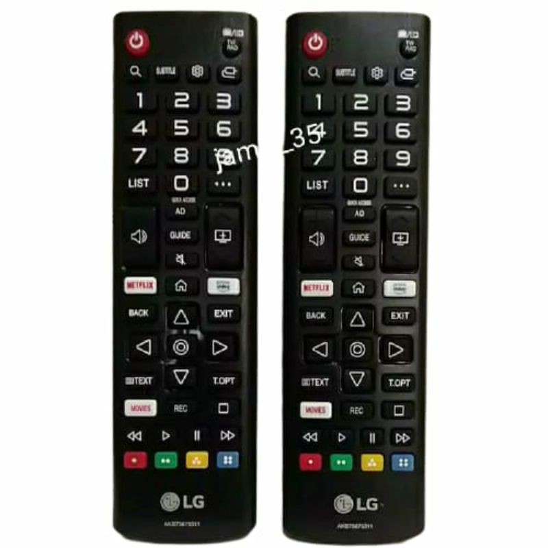 REMOTE REMOT TV LG SMART TV LED LCD NETFLIX PRIME VIDEO MOVIES ORIGINAL ASLI