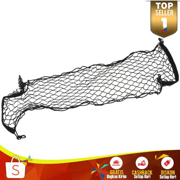 Jaring Mobil Multifungsi Car Trunk Cargo Net Serbaguna Luggage Mesh Net 102x38cm Jala Mobil