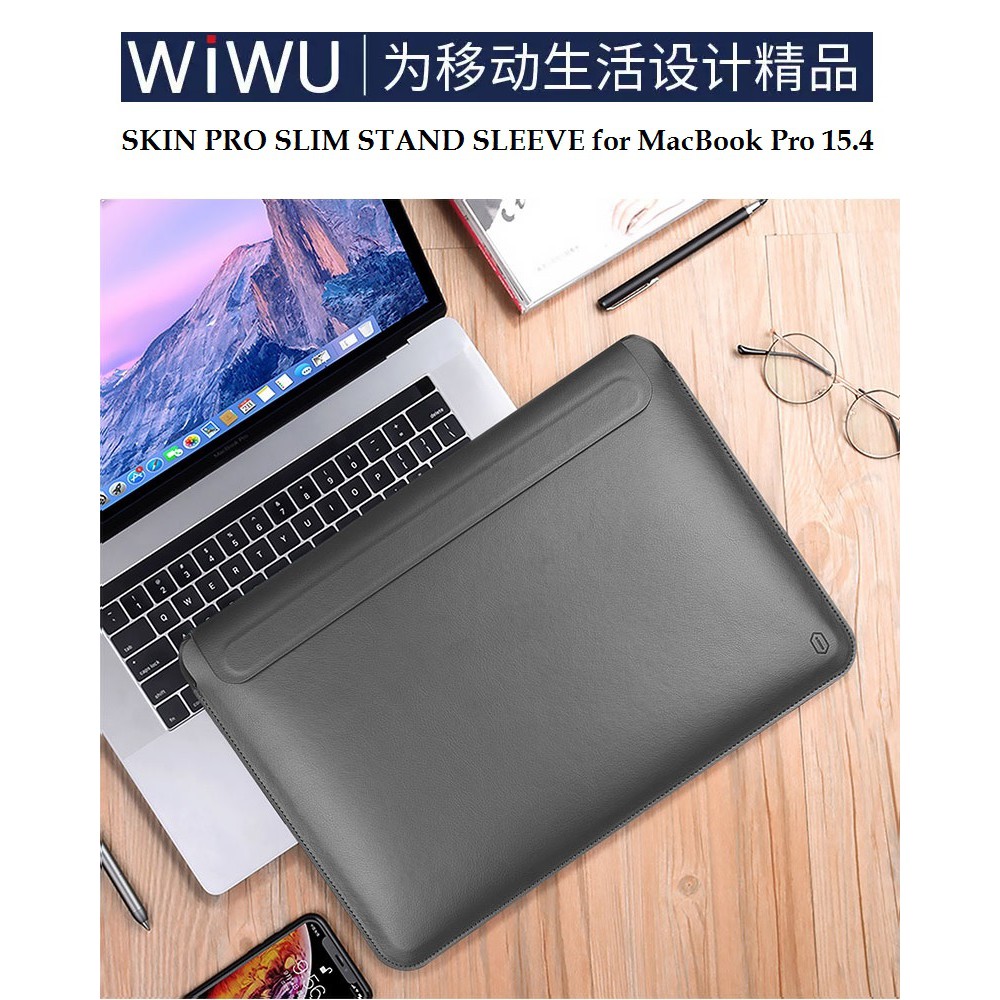 AKN88 - WIWU SKIN PRO Slim Stand Sleeve MacBook Pro 15.4