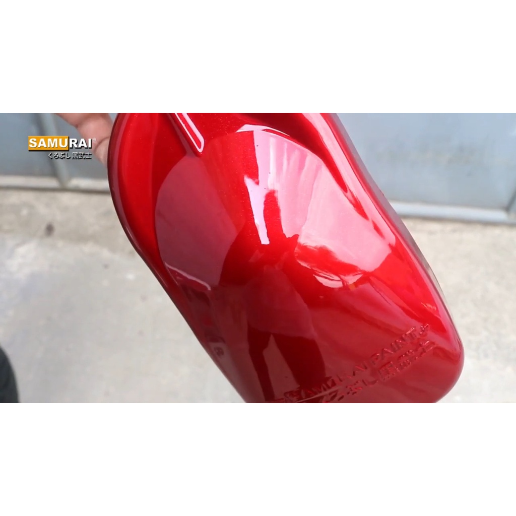 Samurai Paint Yamaha Red 1108 Merah Metalik 400 ml - Cat Semprot