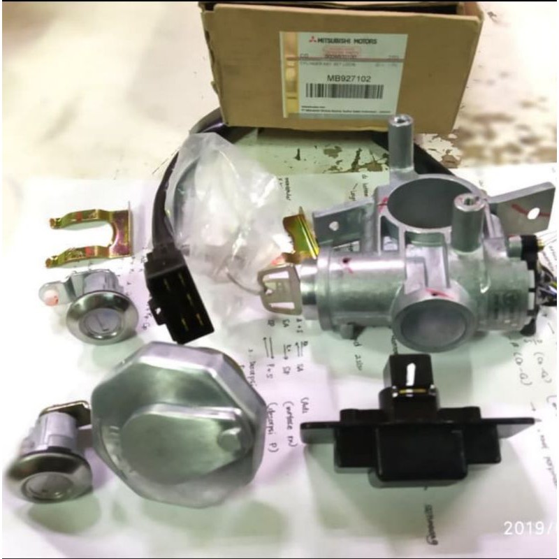 Kunci kontak set L300 original Mitsubishi ktb asli