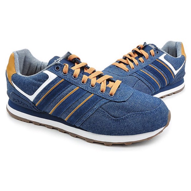 Sepatu Second Adidas Neo Navy Brown Original