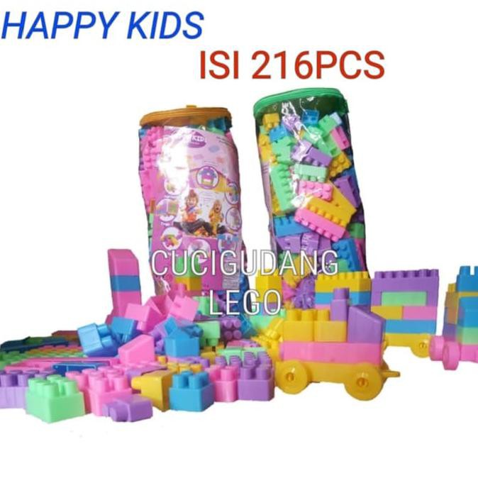 Mainan Block Balok Lego Blok Besar Buat Anak Balita Edukasi Edukatif