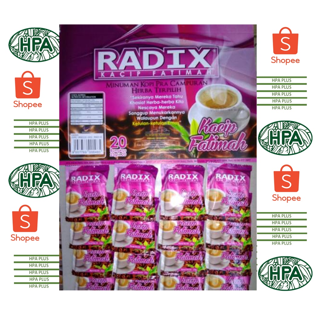 

Radix Kacip Fatimah HPA Malaysia isi 20 Sachet Impor 100% dijamin Ori