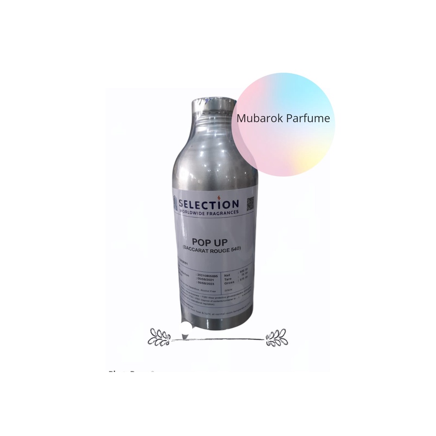 Bibit Parfum Import Eropa Selection Pop Up Baccarat Rouge 540 100 ML 250ML