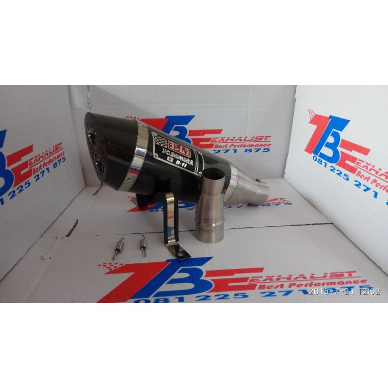 slancer Yoshimura R11 slip-on buat motor ninja fi