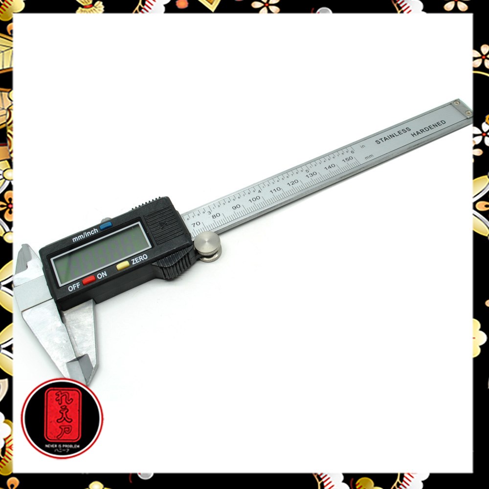 Caliper digital / Jangka sorong / Sigmat digita Digital Layar LCD - SH20 - Silver