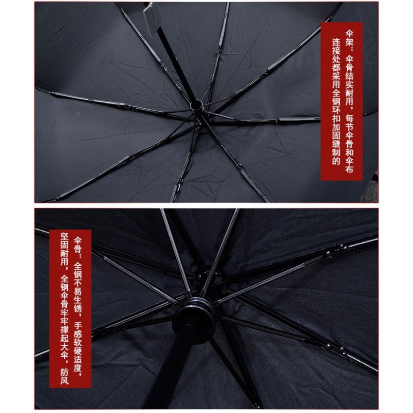 Fashionable Automatic Folding Umbrella - Gear Shift Handle Design