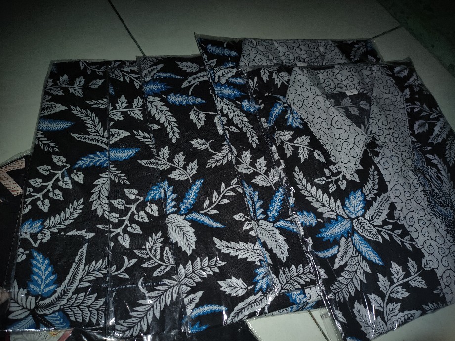 Bswart Batik Hrb026 Kenongo Hem Pendek Padi Pekalongan M L Xl Batik Pria Murah Modern Grosir