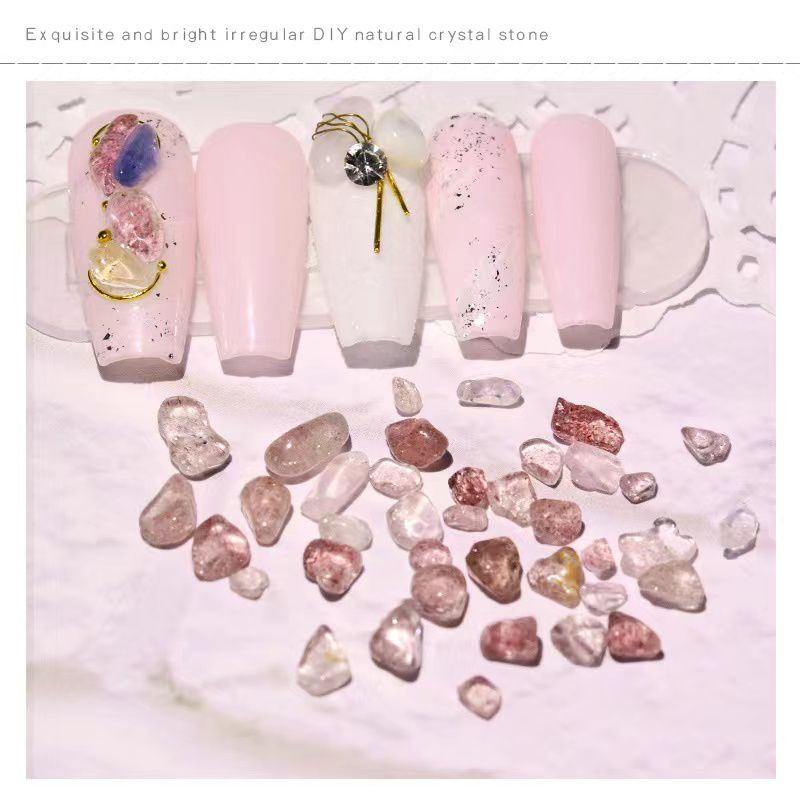 NAIL SHELL BREAKSTONE WHITE SHINY / SEASHELL WHITE GAYA JEPANG NAIL ART JAPAN NAILS