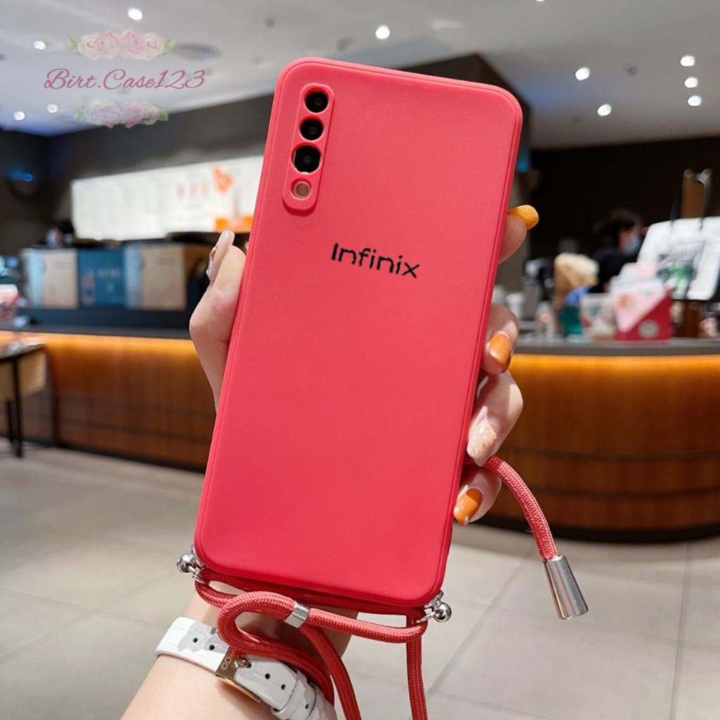 SOFTCASE SLINGCASE ORIGINAL SILIKON PELINDUNG KAMERA INFINIX HOT 8 9 10 PLAY BC6196