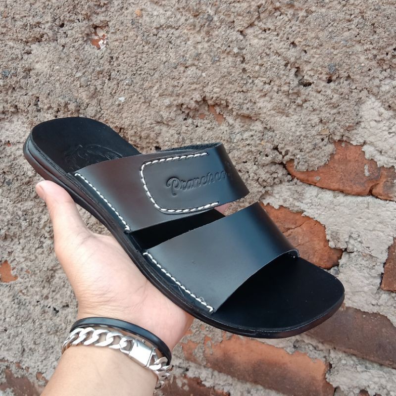 sandal kokop ban dua sandal japit sandal tarumpah sandal kulit asli sandal pria terbaru