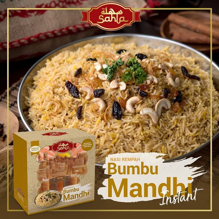 

Ready - Sahla Nasi Rempah Instant 500Gr : Bumbu Kebuli/Biryani/Mandhi - Kebuli