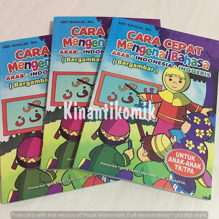 CARA CEPAT MENGENAL BAHASA ARAB - INDONESIA - INGGRIS (BI)