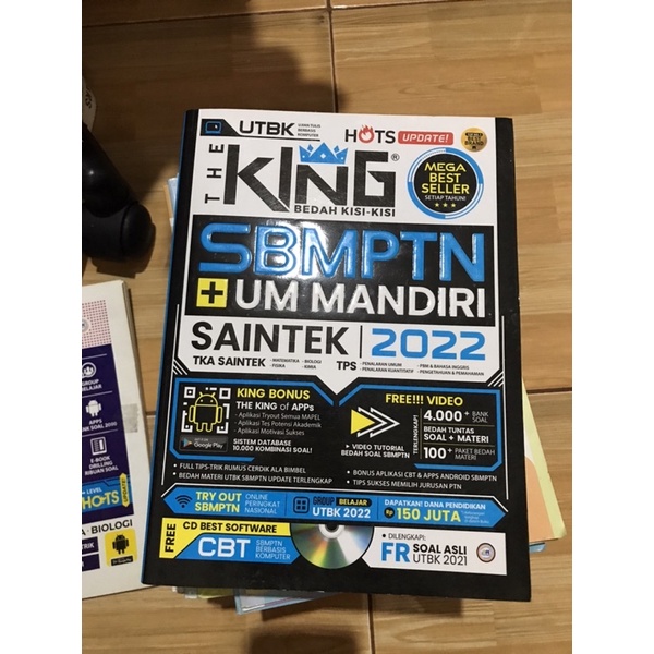Preloved The king SBMPTN 2022 Saintek
