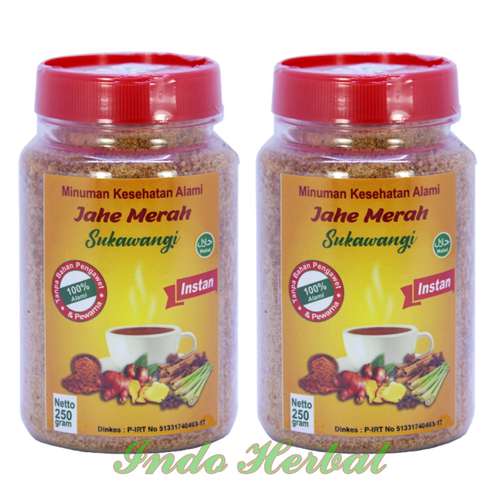 

Jahe Merah Sukawangi 250 gr | Minuman Jahe Merah Sukawangi