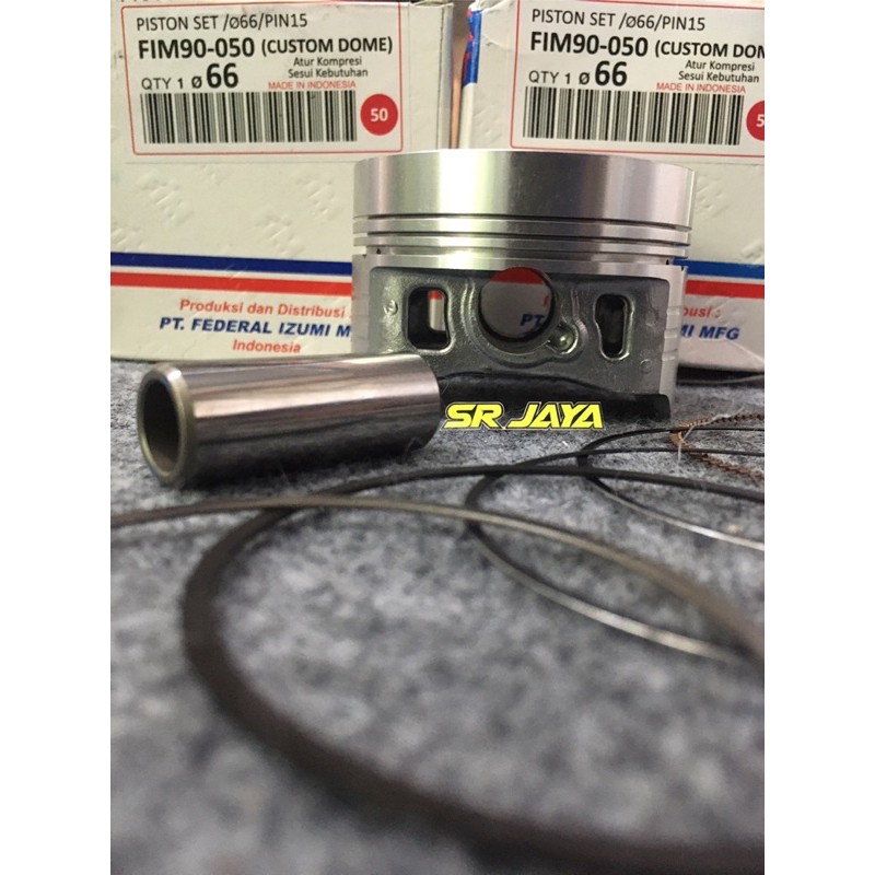 Piston fim 66 67 68 64 65 64.5 65.5 66.5 67.5 pin 15 piston kit fim 66 67 68 pin 15 forged custome d