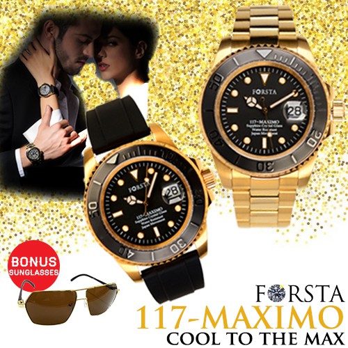 Forsta 117 Maximo Gold Jam Tangan Kesehatan