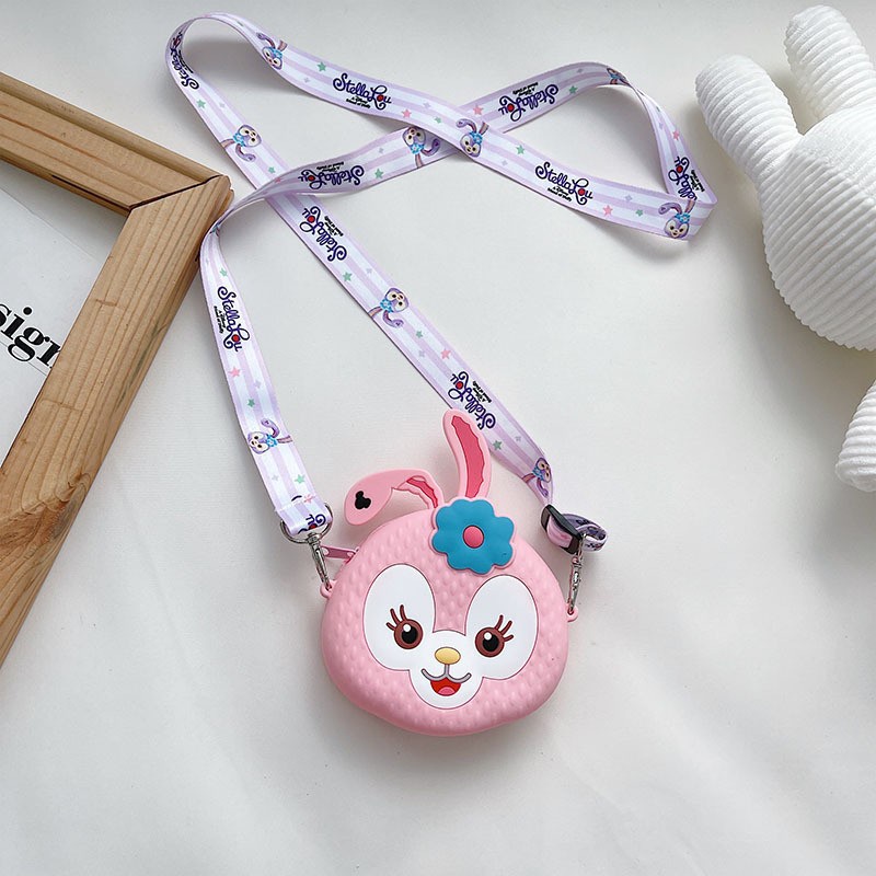 [PRINCESS KESLI]Tas silikon anak-anak / tas messenger  kartun lucu / dompet koin bayi stellalou