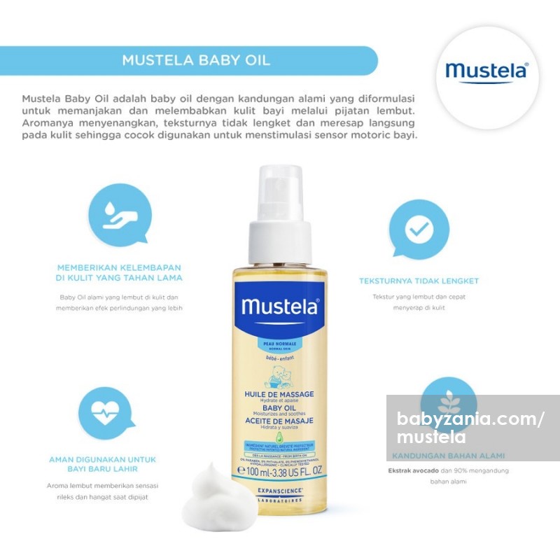 Mustela Baby Oil  aceite de masaje 100ml