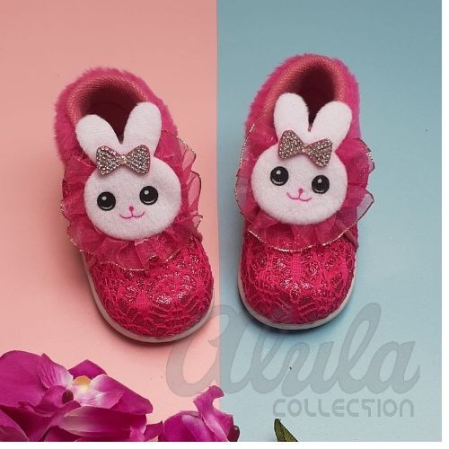 Alula Sepatu Anak Bruket Motif Boneka Lucu Sepatu anak Perempuan 1-3 thn