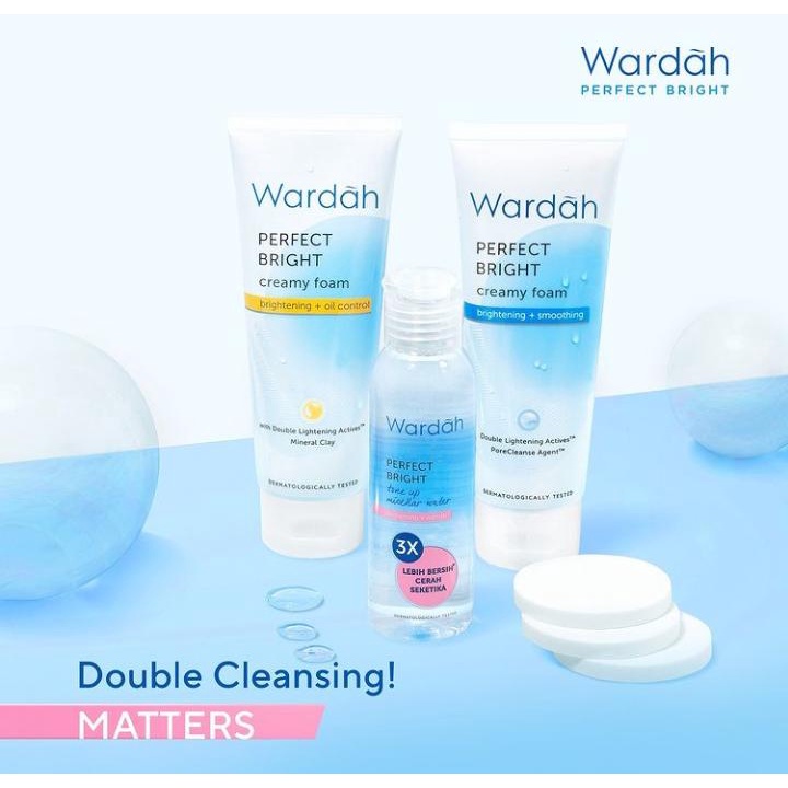 `ღ´ PHINKL `ღ´ ᘺᗩᖇᕲᗩᕼ Wardah perfect bright creamy foam