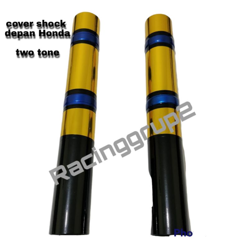 READY STOK Cover sarung shock depan beat two tone