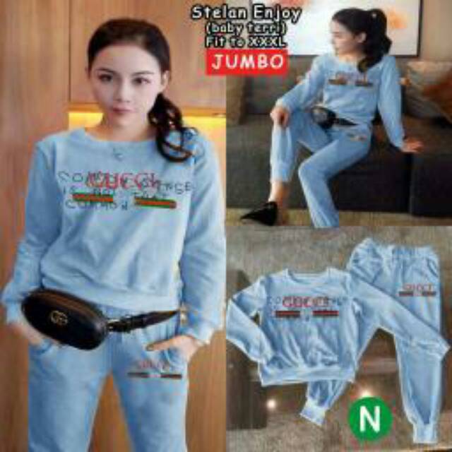 BR15723 - 65224 JUMBO SETELAN ENJOY BIRU