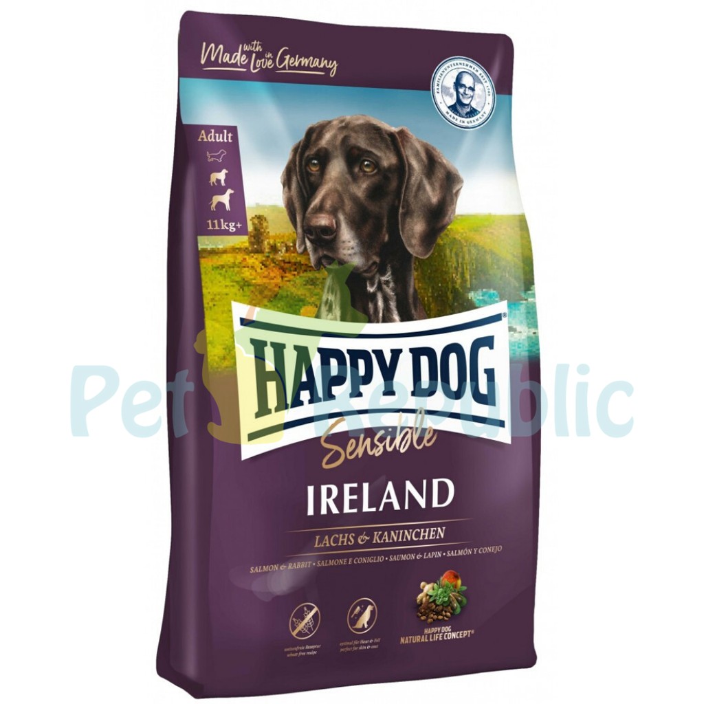 

HAPPYDOG Makanan Anjing Sensible Irland With Salmon 12.5kg