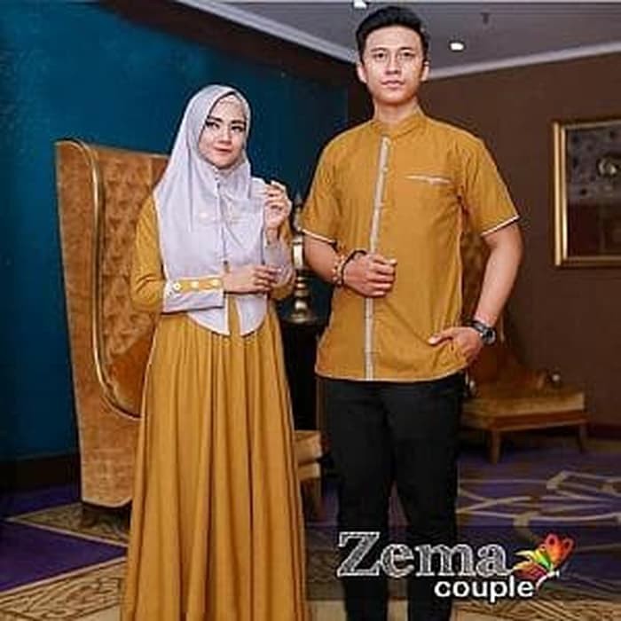 GAMIS COUPLE ZEMA / BAJU GAMIS WANITA TERBARU       Terusan