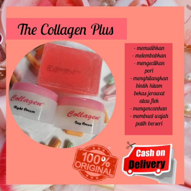 [COD] CREAM COLLAGEN PLUS VIT E WHITENING ORIGINAL/ KRIM PEMUTIH WAJAH / SKINCARE PERAWATAN WAJAH