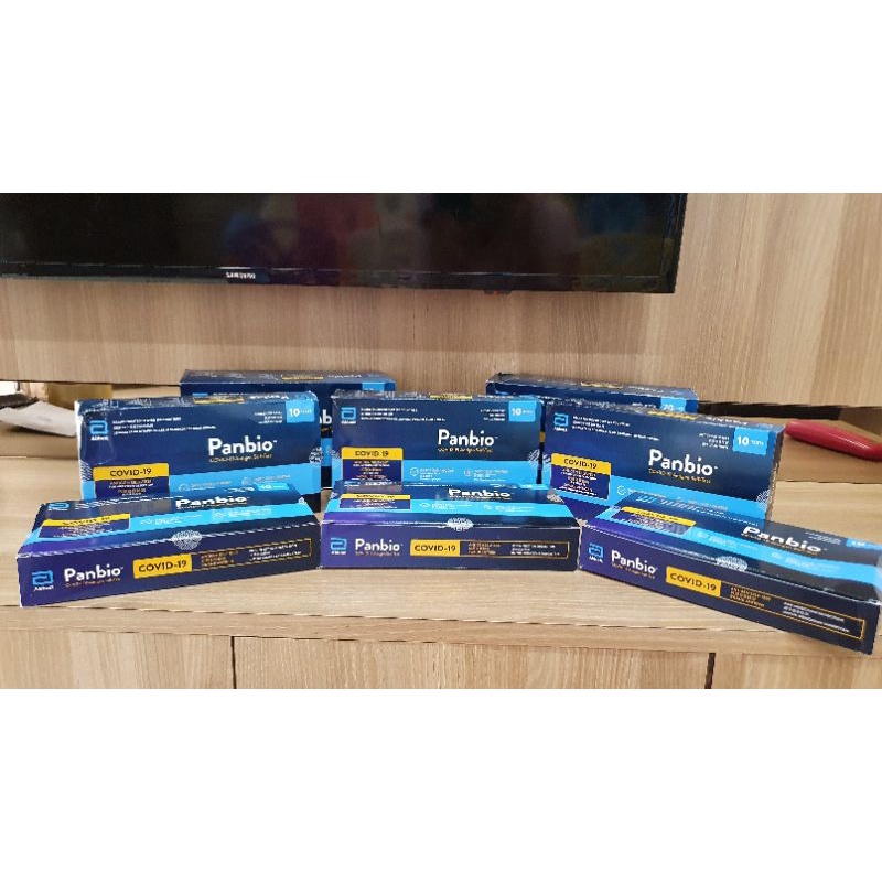 READY STOCK Swab Abbott Panbio Nasal 1 box isi 10 ori singapore terbaru