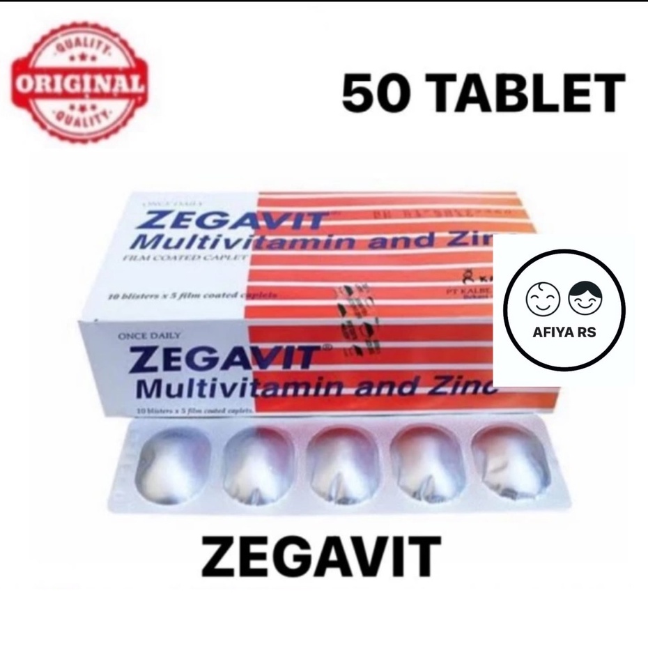 Zegavit Multivitamin and zinc isi 50 tablet