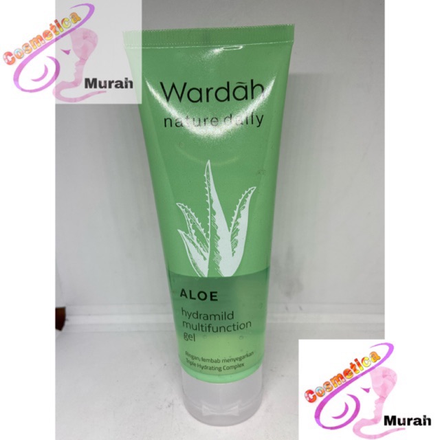 Wardah nature daily alove hydramild multifuntion gel 100 ml // WARDAH ALOEVERA