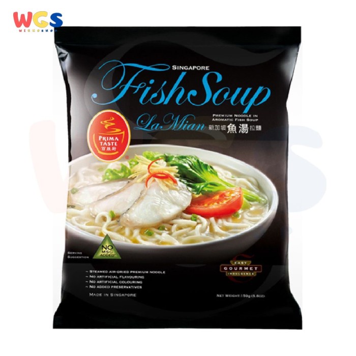 

Prima Taste Fish Soup Lamian 154 gr - Mie Lamian