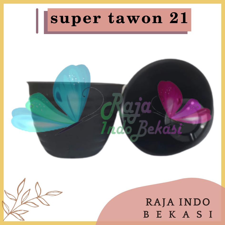 Ori Pot Super Tawon 21 Cm Hitam Tawon Pot 22 Plastik 21cm Vas Pot Bunga