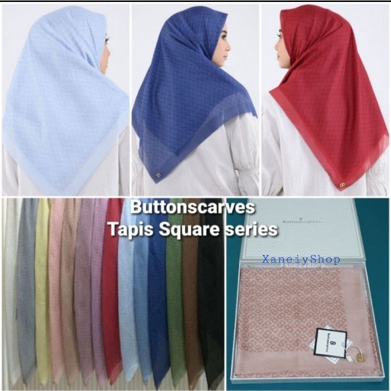 NEW BUTTONSCARVES TAPIS SQUARE SERIES