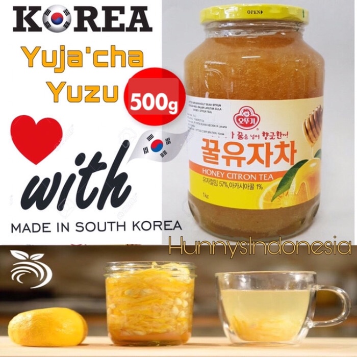 

SIRUP- MINUMAN KOREA YUZU | YUJA CHA | TEH JERUK MADU | SIRUP YUZU | 500 GRAM -SIRUP.