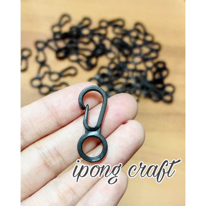 Kait Masker Plastik isi 10Biji /Kaitan Straps Masker /Kaitan lingkaran O /Kait Masker/ kew- kew