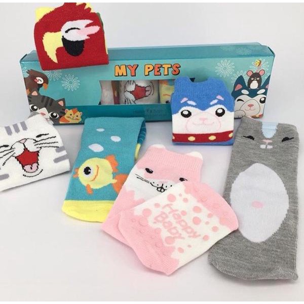 Happy Baby Socks 6-12 Month ( Kaos Kaki Bayi)