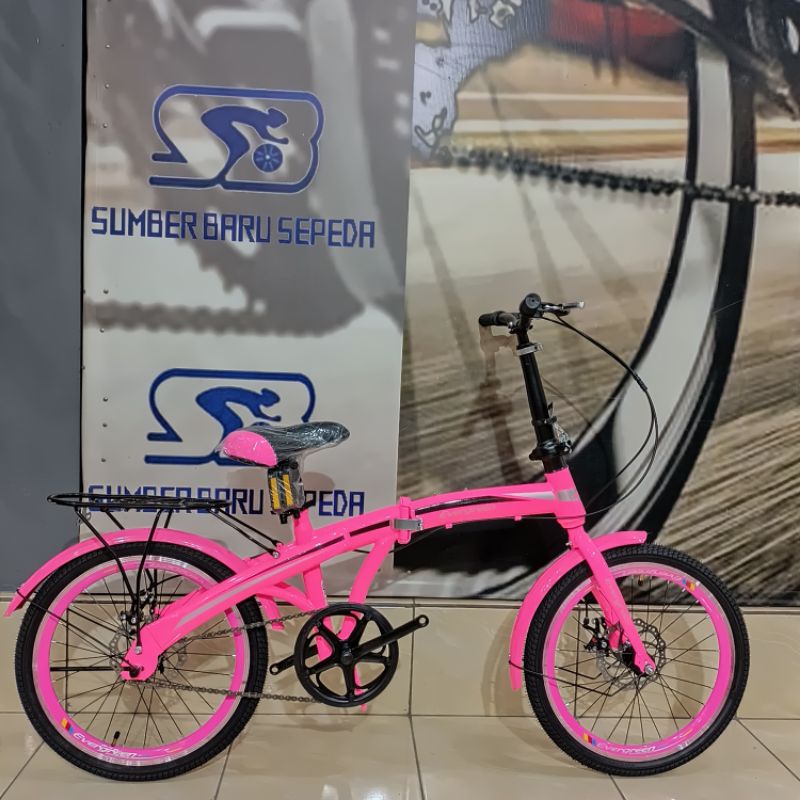 SEPEDA LIPAT EVERGREEN 1 SPEED 20 INCH
