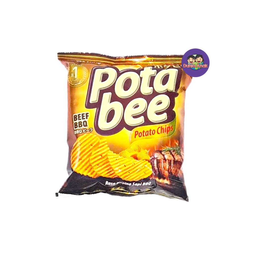 

POTABEE Potato Chips Rasa Beef BBQ 35gr