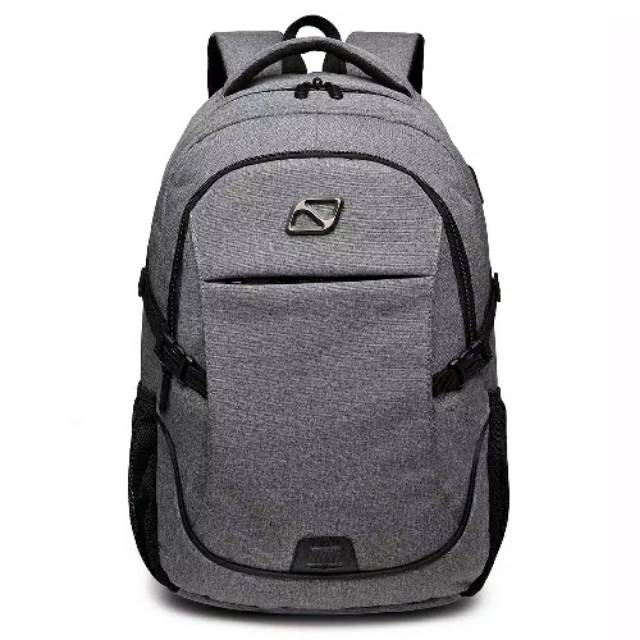 Original Navy Club Tas Ransel Laptop Backpack Built In USB Charger Up To 15 Inch