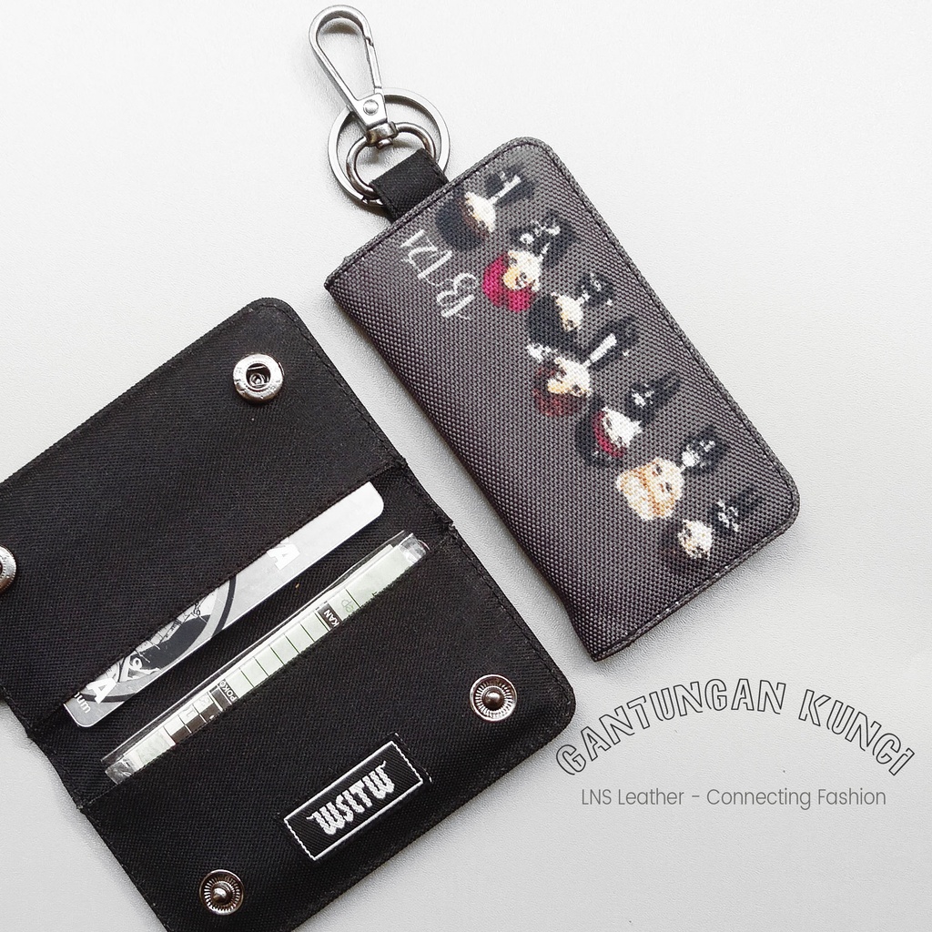 Dompet STNK Mobil BTS - Gantungan Kunci Motor KPOP Key Wallet Jimin