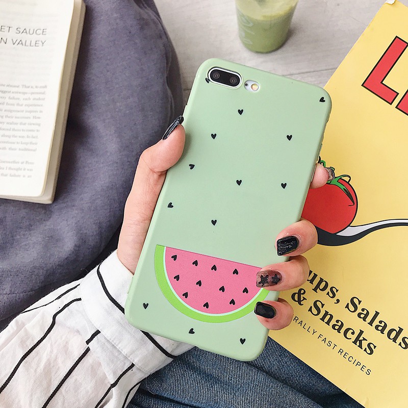 Watermelon Softcase Printing Oppo neo7 a37 a1k a7 a5s f9 vivo v9 y83 y71 y53 redmi 4a 7a 6a 5a 4x