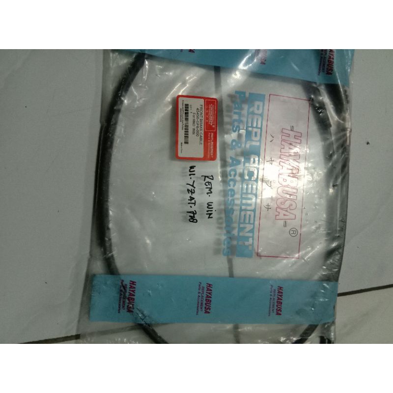 kabel rem depan win slang rem depan honda win termurah