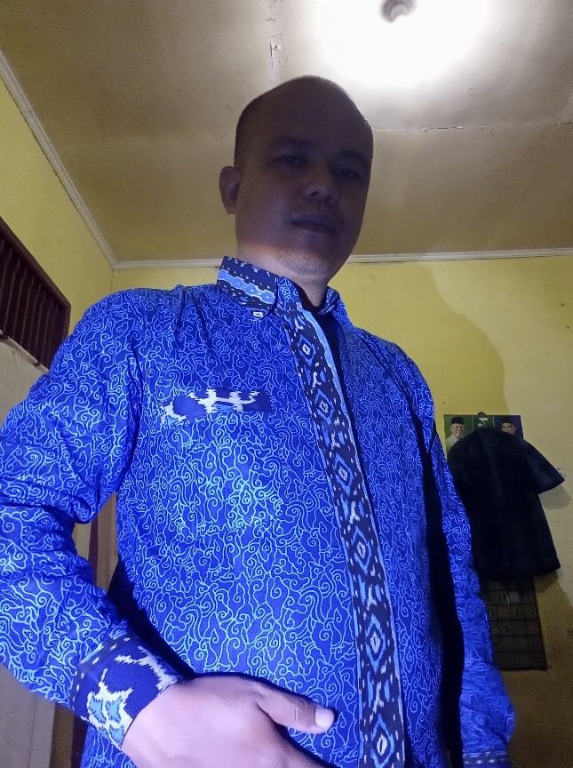 Baju Couple Keluarga Batik Kondangan Motif Mega Mendung Biru By Kangen Batik Pekalongan