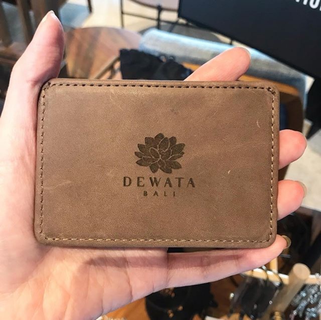 Starbucks Bali Dewata Real Leather Card Holder