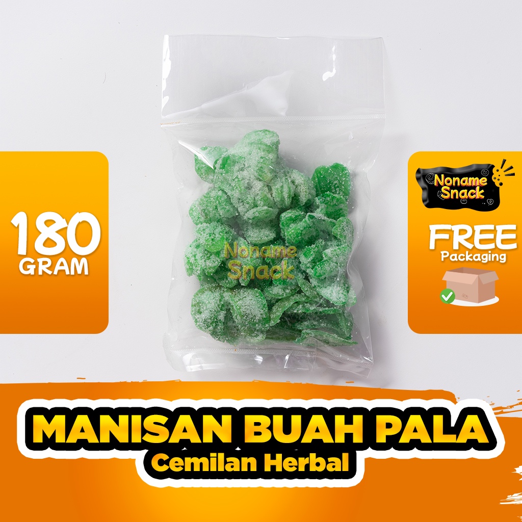 NoName Snack - Manisan Buah Pala Grosir 180Gr