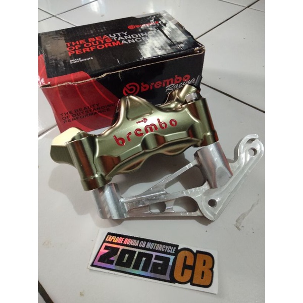 kaliper Brembo gp4rx depan 4 piston import original murah